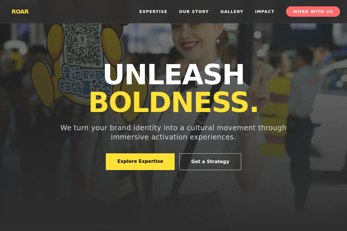 Roar Brand Activation